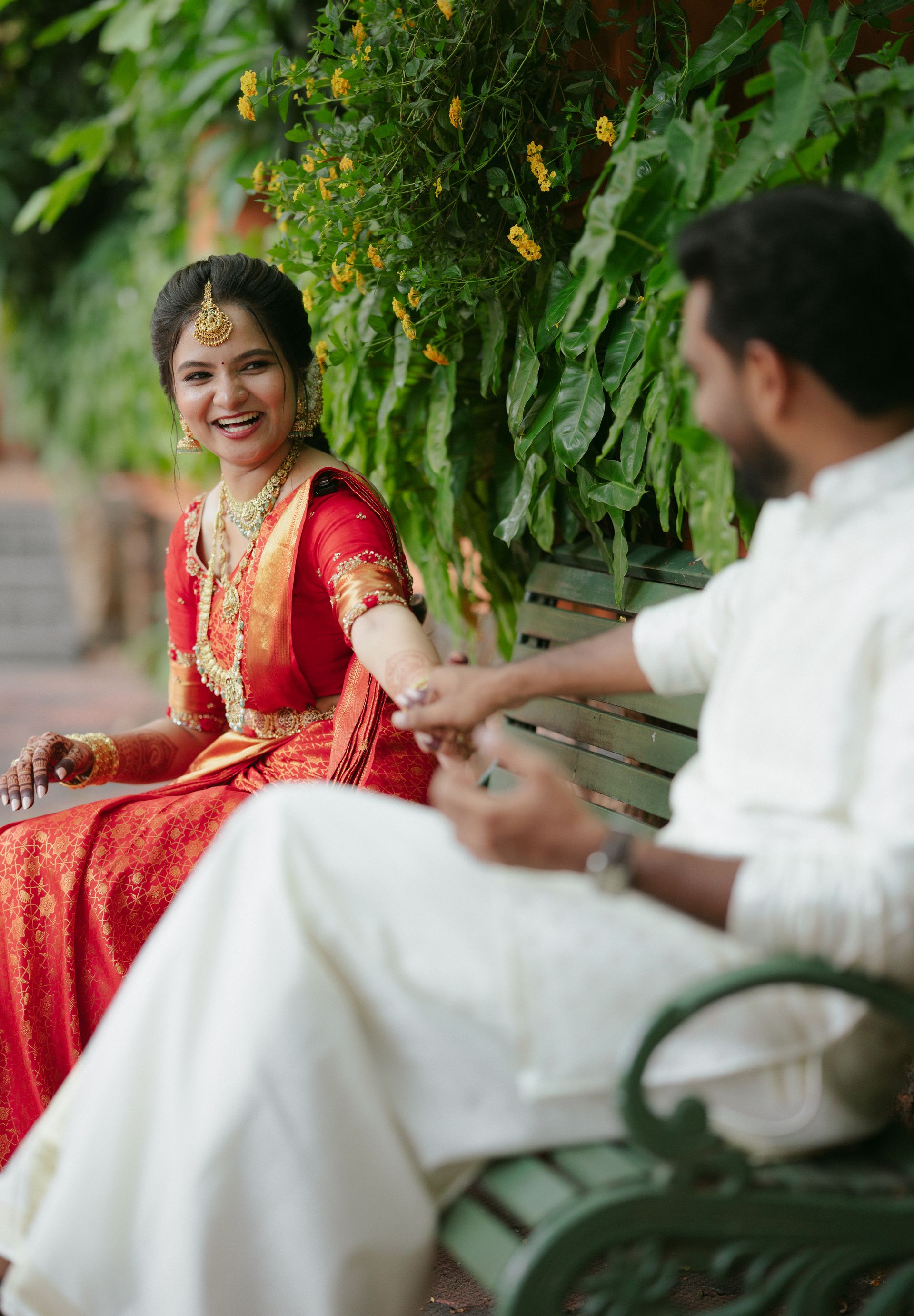 Luxury Indian Wedding Couple Portrait