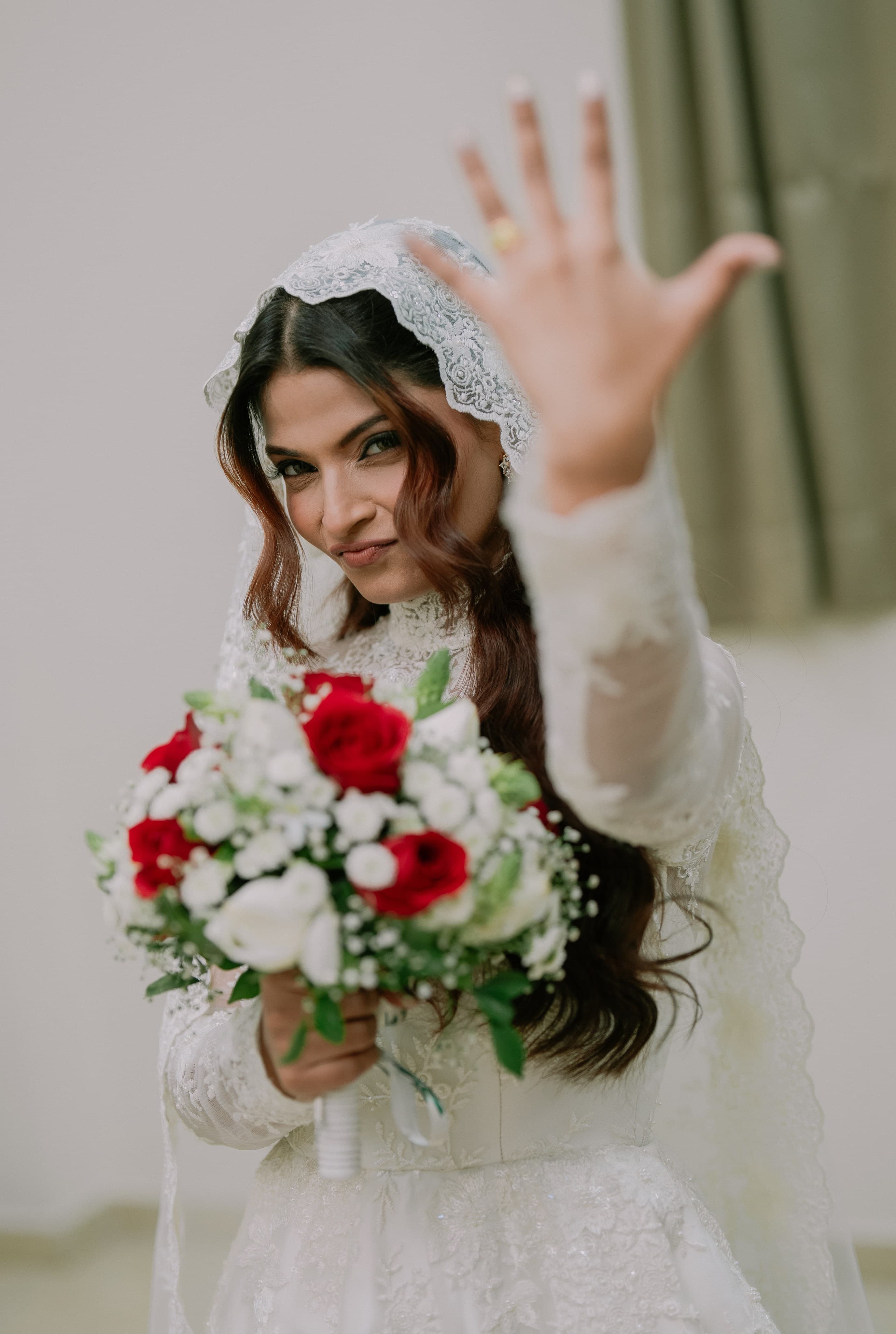 Luxury Indian Wedding Couple Portrait